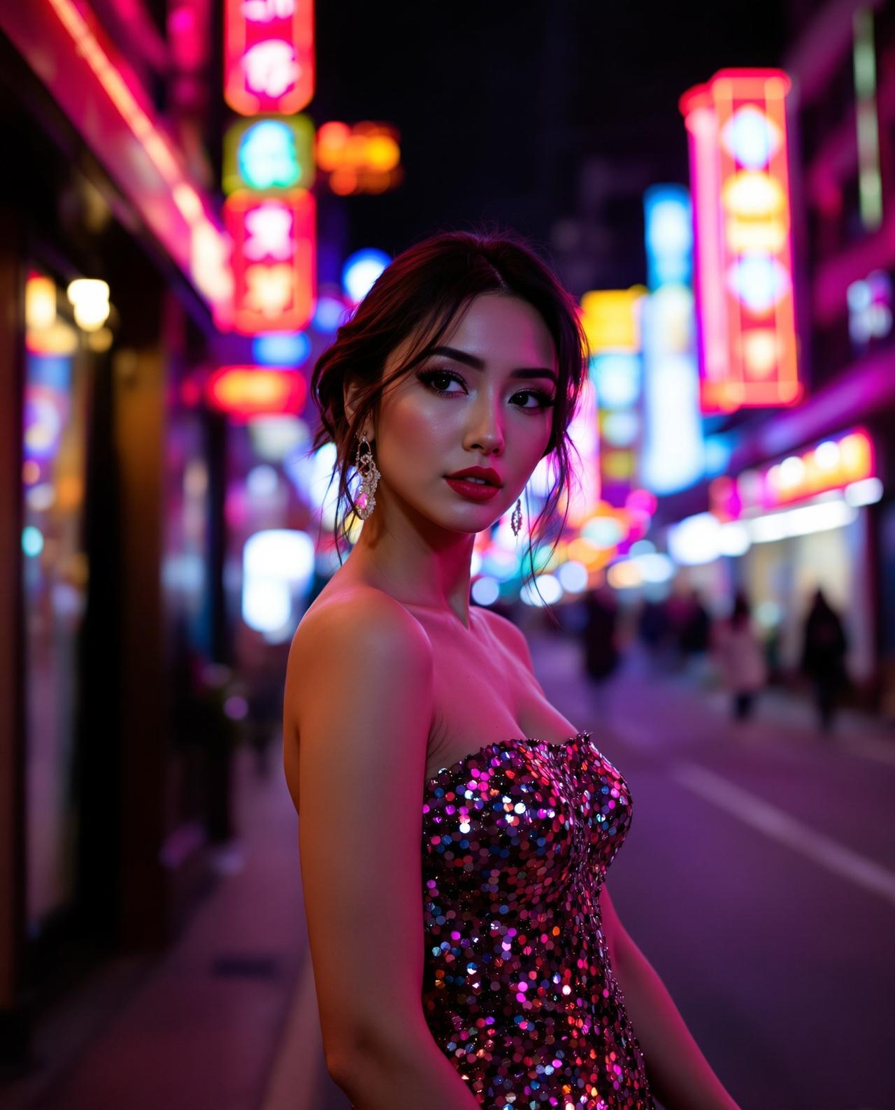 霓虹夜色 - 尤蜜荟写真 - 国模套图 高清大图1